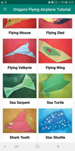 اسکرین شات برنامه Flying Paper Airplane Origami 4