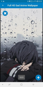 اسکرین شات برنامه Full HD Sad Anime Wallpaper 4