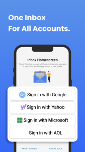 اسکرین شات 1 برنامه Inbox Homescreen