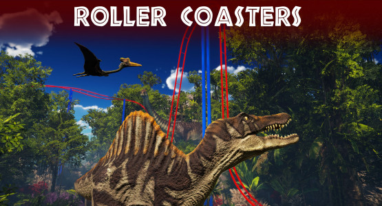 اسکرین شات 3 بازی VR Jurassic Dino Park Coaster