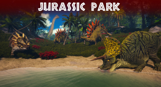 اسکرین شات بازی VR Jurassic Dino Park Coaster 1