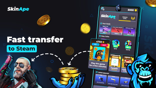 اسکرین شات 2 برنامه SkinApe CSGO: Win CS2 Skins