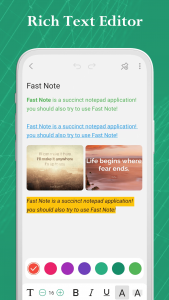 اسکرین شات برنامه Notepad, Note - Fast Note 3