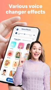اسکرین شات 2 برنامه Voice Changer by Sound Effects