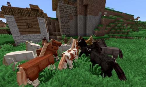 اسکرین شات 1 برنامه Horse Mod for Minecraft PE