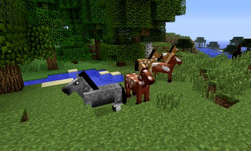 اسکرین شات 2 برنامه Horse Mod for Minecraft PE