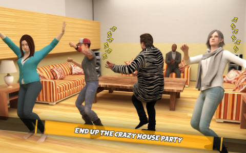 اسکرین شات بازی Noisy Neighbor Next Door Crazy House Party 2