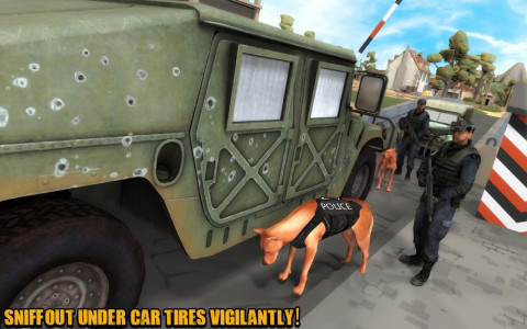 اسکرین شات برنامه Border Police Dog Duty: Sniffer Dog Game 2
