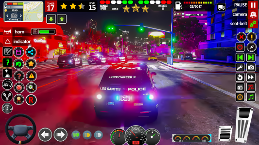 اسکرین شات 2 بازی City Police Car Game 3D