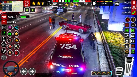 اسکرین شات 4 بازی City Police Car Game 3D