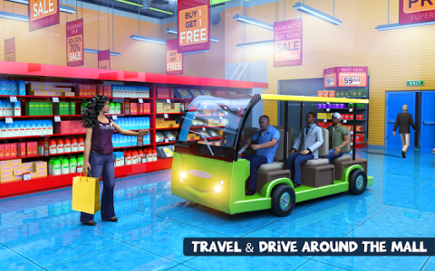 اسکرین شات بازی Shopping Mall Radio Taxi Driving: Supermarket Game 8