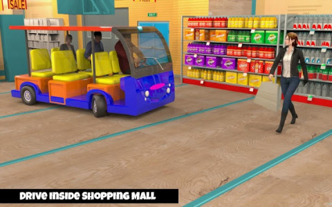 اسکرین شات بازی Shopping Mall Radio Taxi Driving: Supermarket Game 1