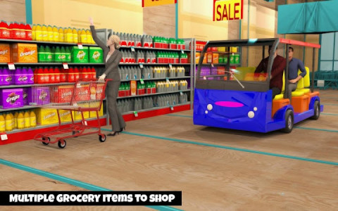 اسکرین شات بازی Shopping Mall Radio Taxi Driving: Supermarket Game 5