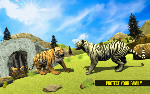 اسکرین شات برنامه Tiger Games: Tiger Simulator 1