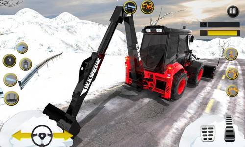 اسکرین شات بازی Snow Heavy Excavator Rescue 4
