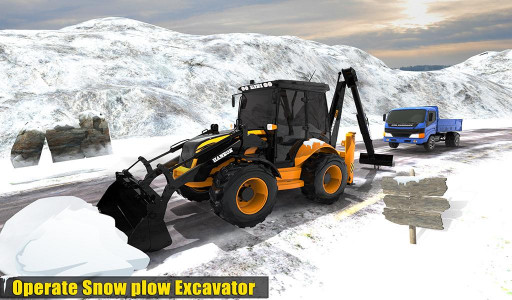 اسکرین شات بازی Snow Heavy Excavator Rescue 5