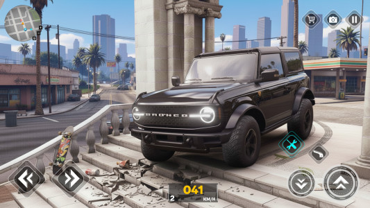 اسکرین شات 1 بازی City Car Driving School Games