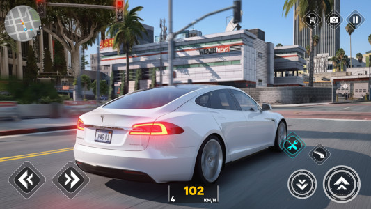 اسکرین شات 2 بازی City Car Driving School Games