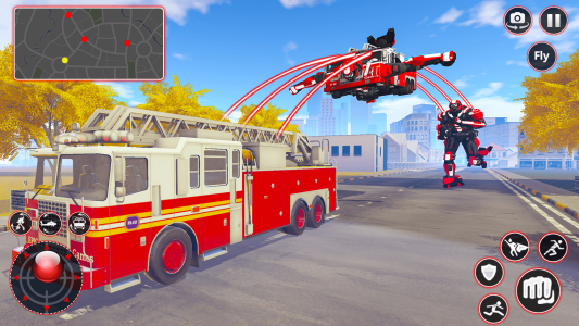 اسکرین شات بازی Rescue Robot Car Transform 3