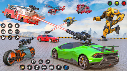 اسکرین شات بازی Rescue Robot Car Transform 6