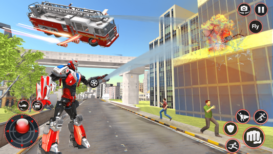 اسکرین شات بازی Rescue Robot Car Transform 2