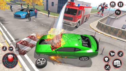 اسکرین شات بازی Rescue Robot Car Transform 7