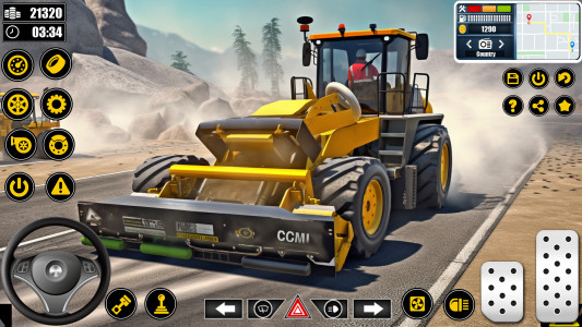 اسکرین شات برنامه Road Construction Simulator 3D 7