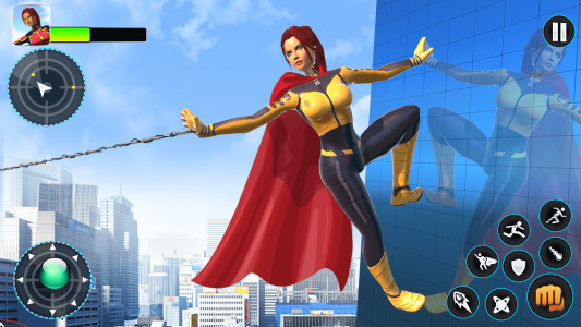 اسکرین شات 1 بازی Flying Hero - Superhero Games