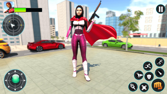 اسکرین شات 6 بازی Flying Hero - Superhero Games