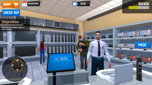 اسکرین شات 1 بازی Electronics Store Cashier Game