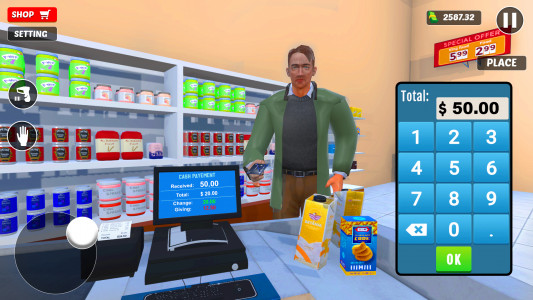 اسکرین شات بازی Supermarket Store Simulator 3D 1