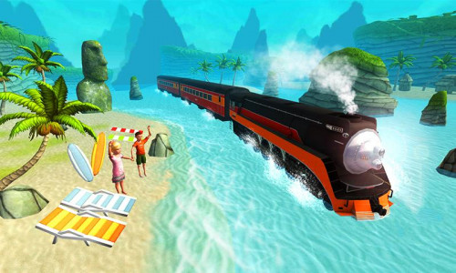 اسکرین شات بازی Water Surfer Bullet Train Game 5