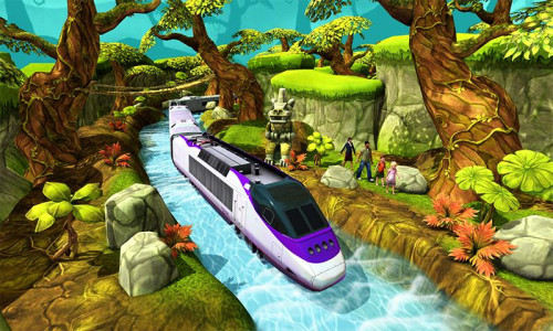 اسکرین شات بازی Water Surfer Bullet Train Game 3