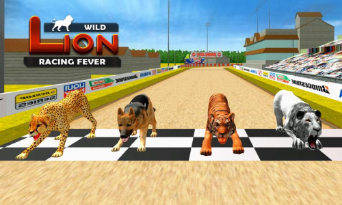 اسکرین شات 3 بازی Wild Lion Racing Animal Race
