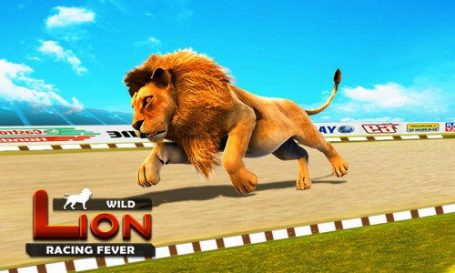 اسکرین شات 1 بازی Wild Lion Racing Animal Race