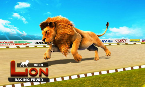 اسکرین شات بازی Wild Lion Racing Animal Race 1