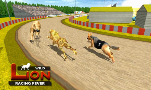 اسکرین شات بازی Wild Lion Racing Animal Race 4