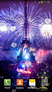 اسکرین شات برنامه Eiffel Tower Fireworks 5