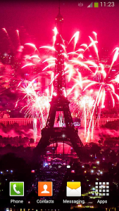 اسکرین شات برنامه Eiffel Tower Fireworks 8