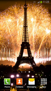اسکرین شات برنامه Eiffel Tower Fireworks 7