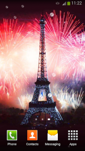 اسکرین شات برنامه Eiffel Tower Fireworks 6