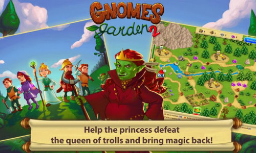 اسکرین شات بازی Gnomes Garden 2: The Queen of Trolls 1
