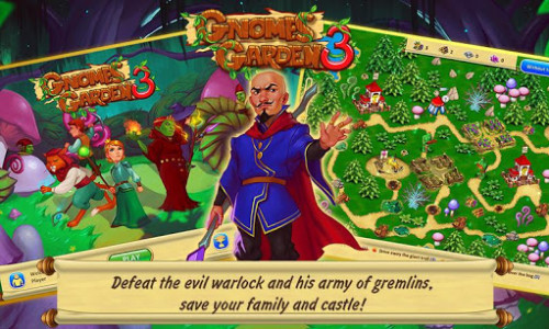 اسکرین شات بازی Gnomes Garden 3: The Thief of Castles 1