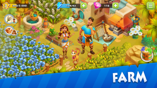 اسکرین شات 2 بازی Nile Valley: Farm Adventure