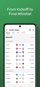 اسکرین شات برنامه GoalAlert - Soccer Scores 6