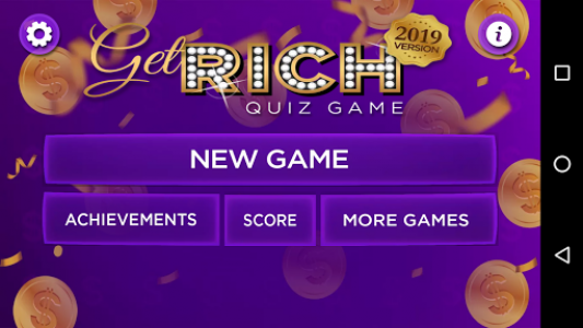 اسکرین شات بازی Trivia Quiz Get Rich - Fun Questions Game 1