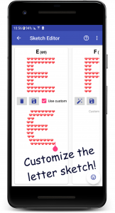 اسکرین شات برنامه Emoji Letter Maker 2