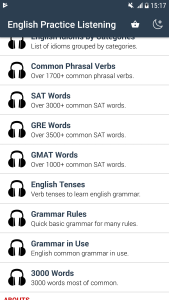 اسکرین شات 3 برنامه English Listening Practice