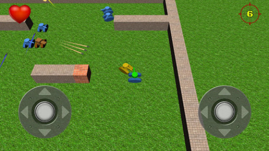 اسکرین شات بازی Micro Tanks 3D 1