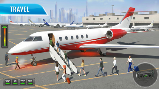 اسکرین شات 1 بازی City Airplane Pilot Simulator